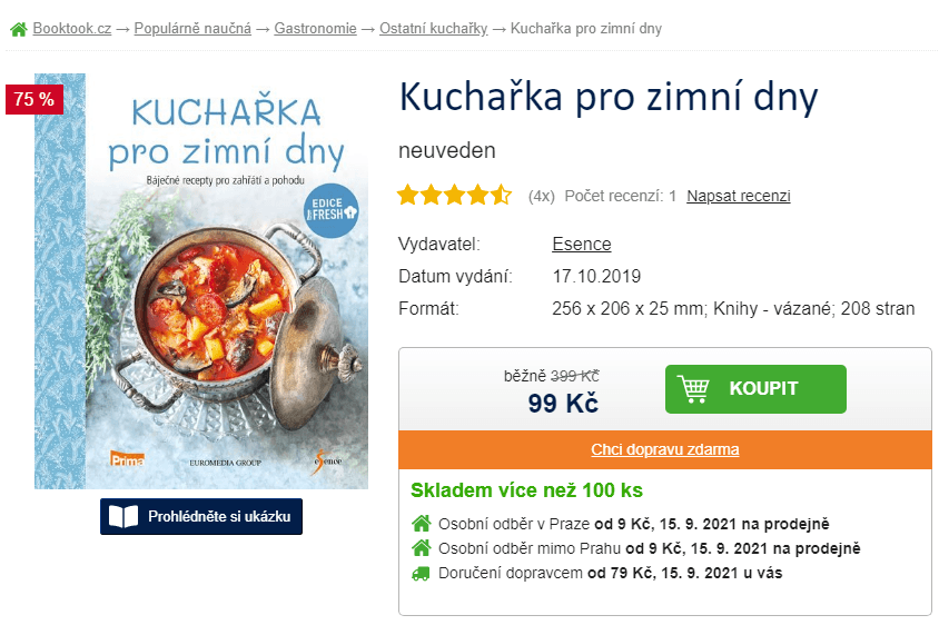 Kuchařka pro zimní dny