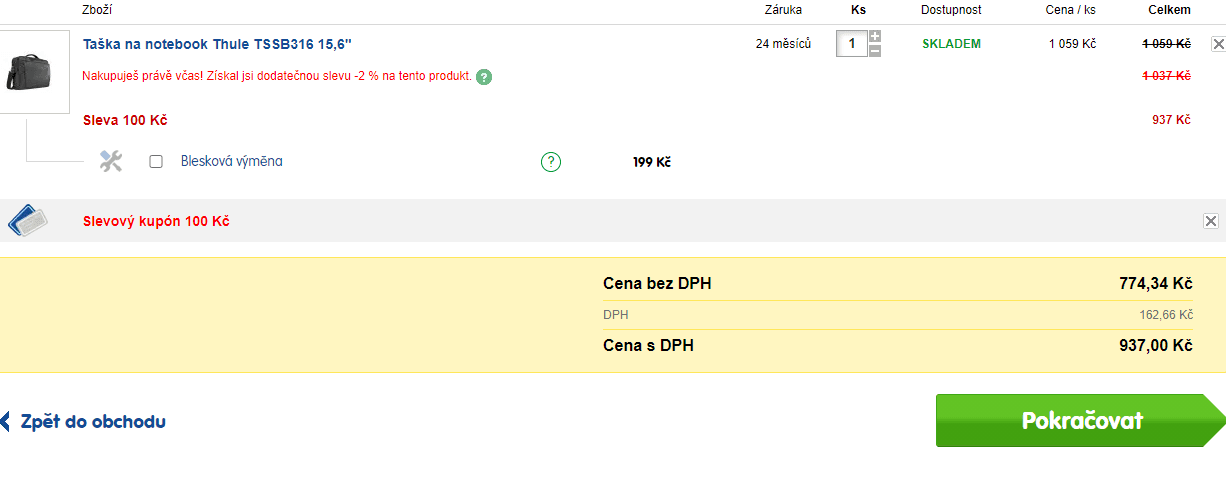 Taška na 15,6" notebook Thule Subterra