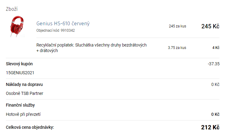 Sluchátka Genius HS-610