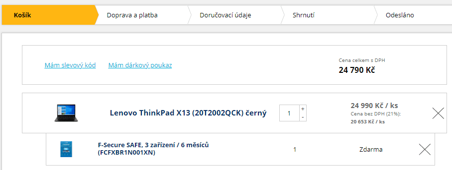 Lenovo, 4,2GHz, 8GB RAM, SSD, 13,3"