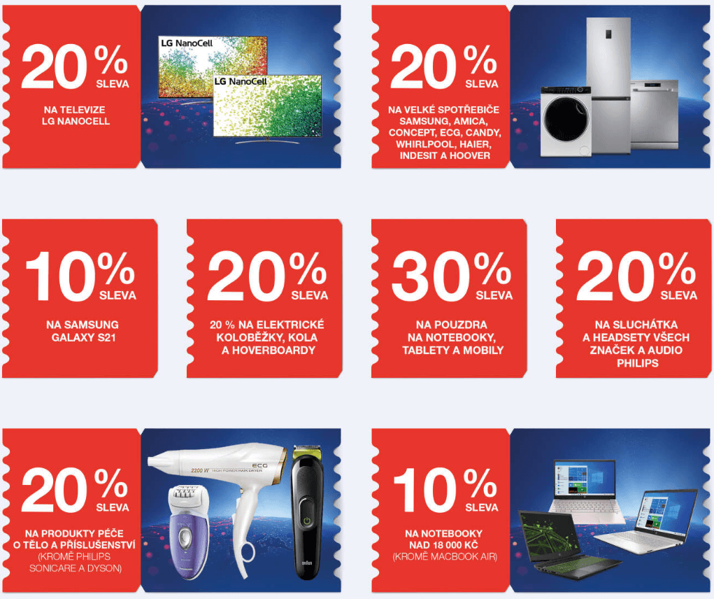 Electroworld.cz - slevové kódy až -30% 