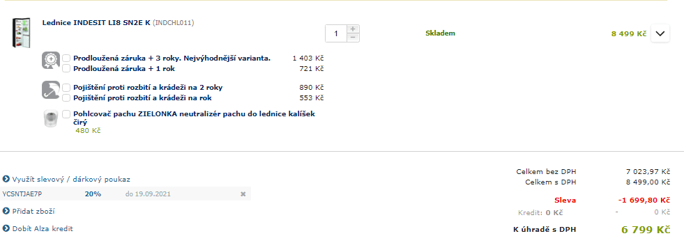 Komb. lednice Indesit, 328 l, Multi-AirFlow