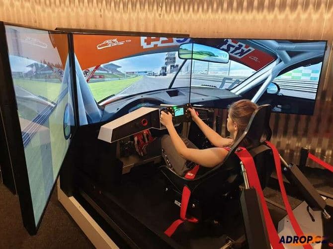 Profesionální závodní simulátor a Formule 1