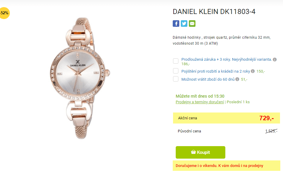 Dámské hodinky Daniel Klein