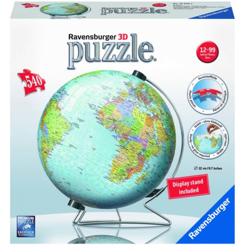3D puzzle Ravensburger Ball Globus