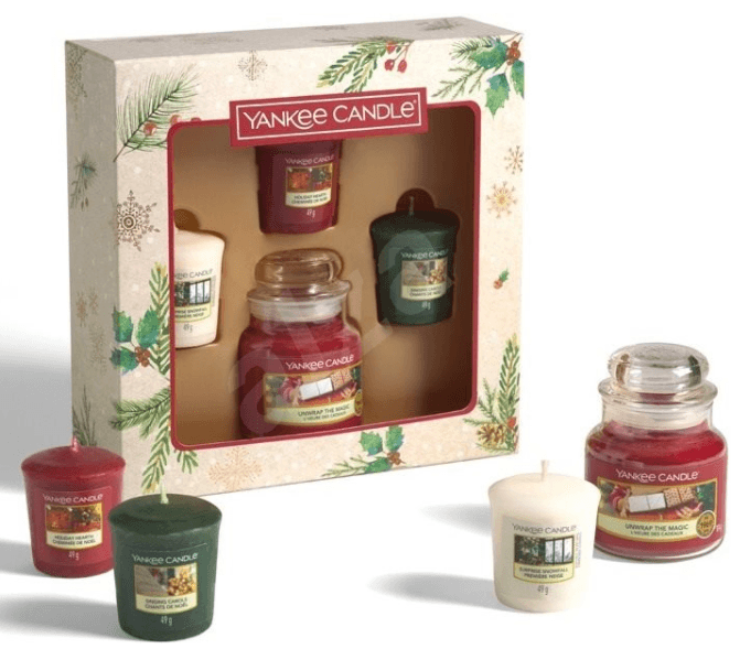 Dárková sada Yankee Candle, 4 ks