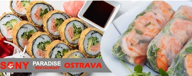 Vietnamské závitky a oblíbené grilované sushi 