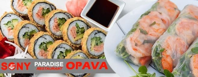 Vietnamské závitky a oblíbené grilované sushi