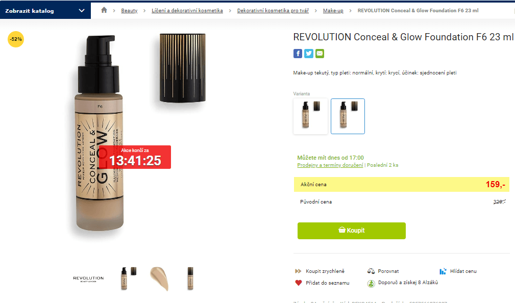 Make-up Revolution Conceal & Glow 23ml