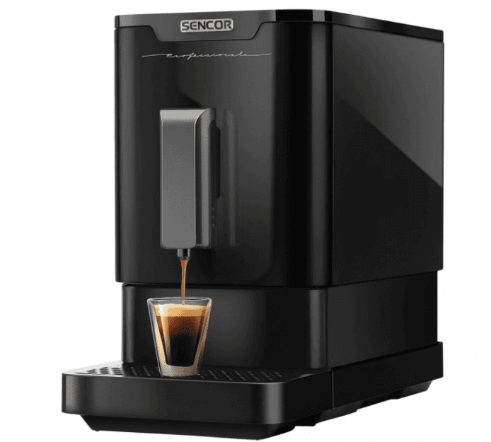 Automatické espresso Sencor, dotyk, 19bar
