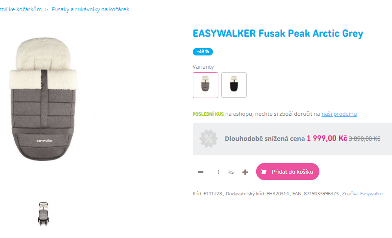 Fusak Easywalker Peak Arctic Grey