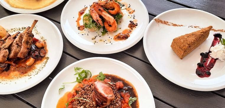 3chodové menu na vyškovském náměstí
