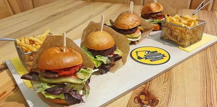Burgerové degustační menu s hranolky 