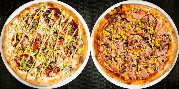 2× pizza (ø 32 cm) podle výběru 