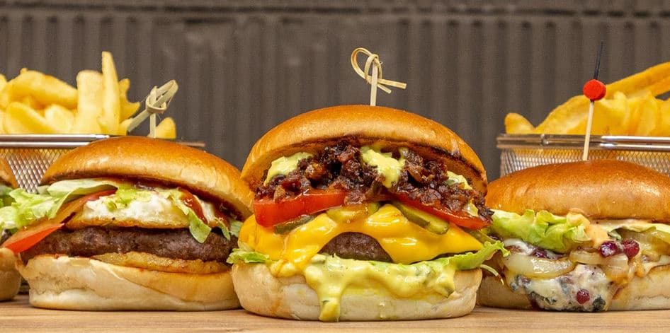 2× Pint pork burger 