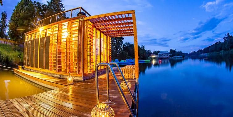 Říční finská sauna na Orlici