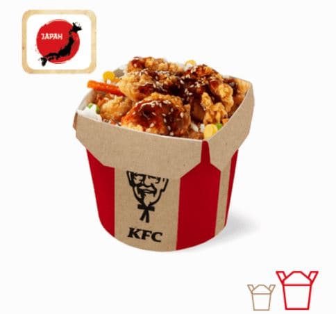 Rýže s bites grande Teriyaki