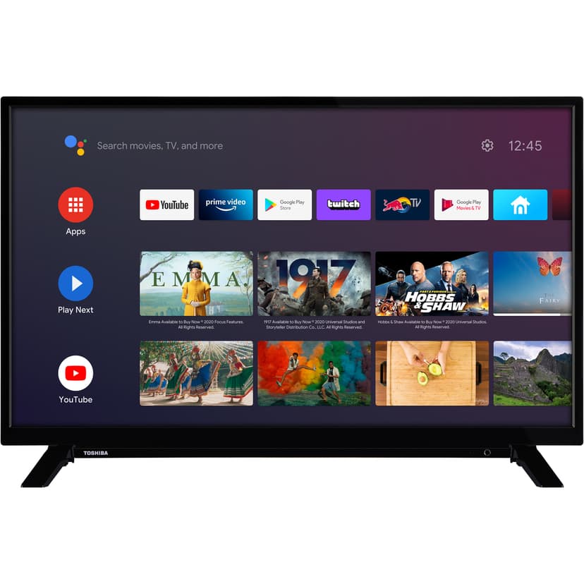 HD ready TV, Smart, Android, 80cm, Toshiba