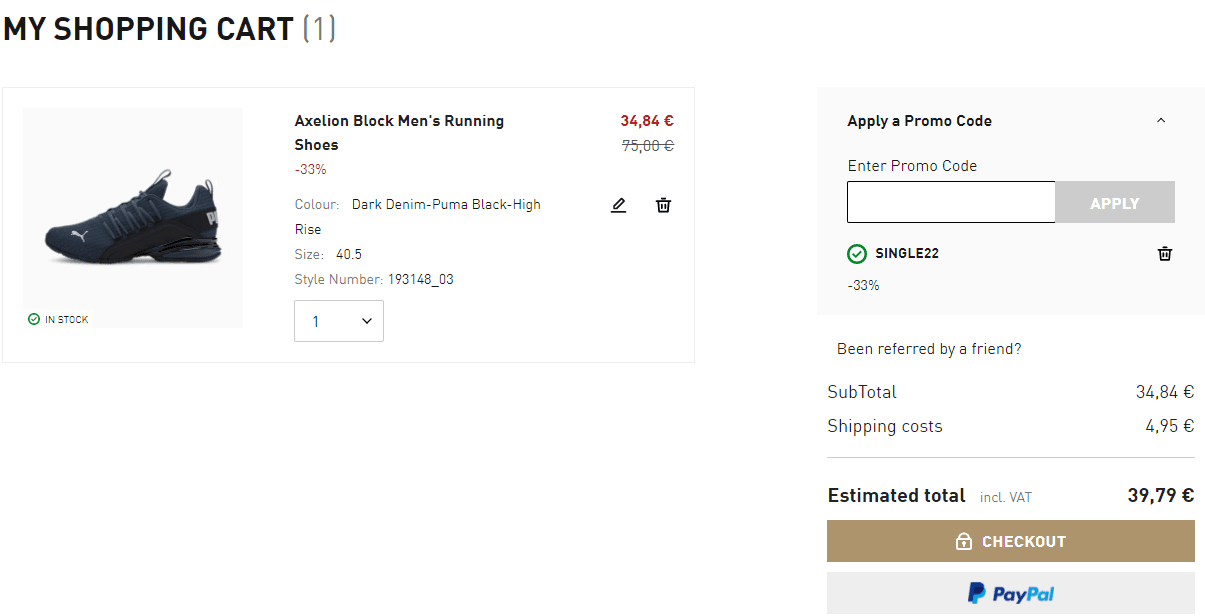 Puma - extra sleva 33% 