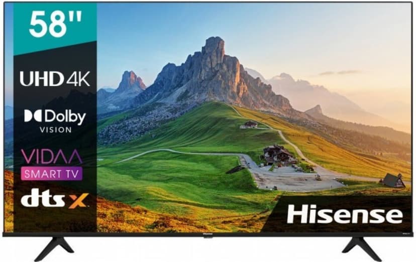 4K Smart TV, HDR, BT, 146cm, Hisense