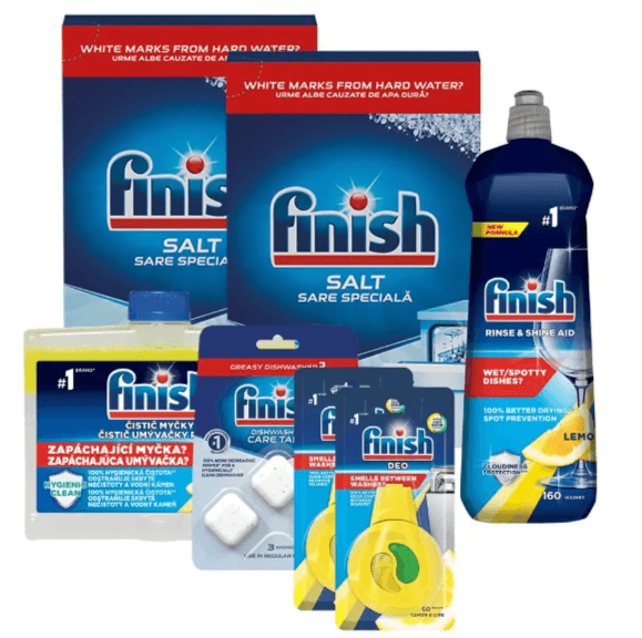 Finish balíček produktů do myčky nádobí
