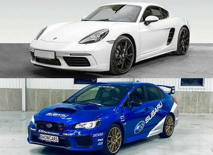 Porsche 718 Cayman vs. Subaru Impreza