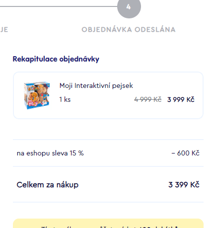 Interaktivní pejsek Moji, EP Line