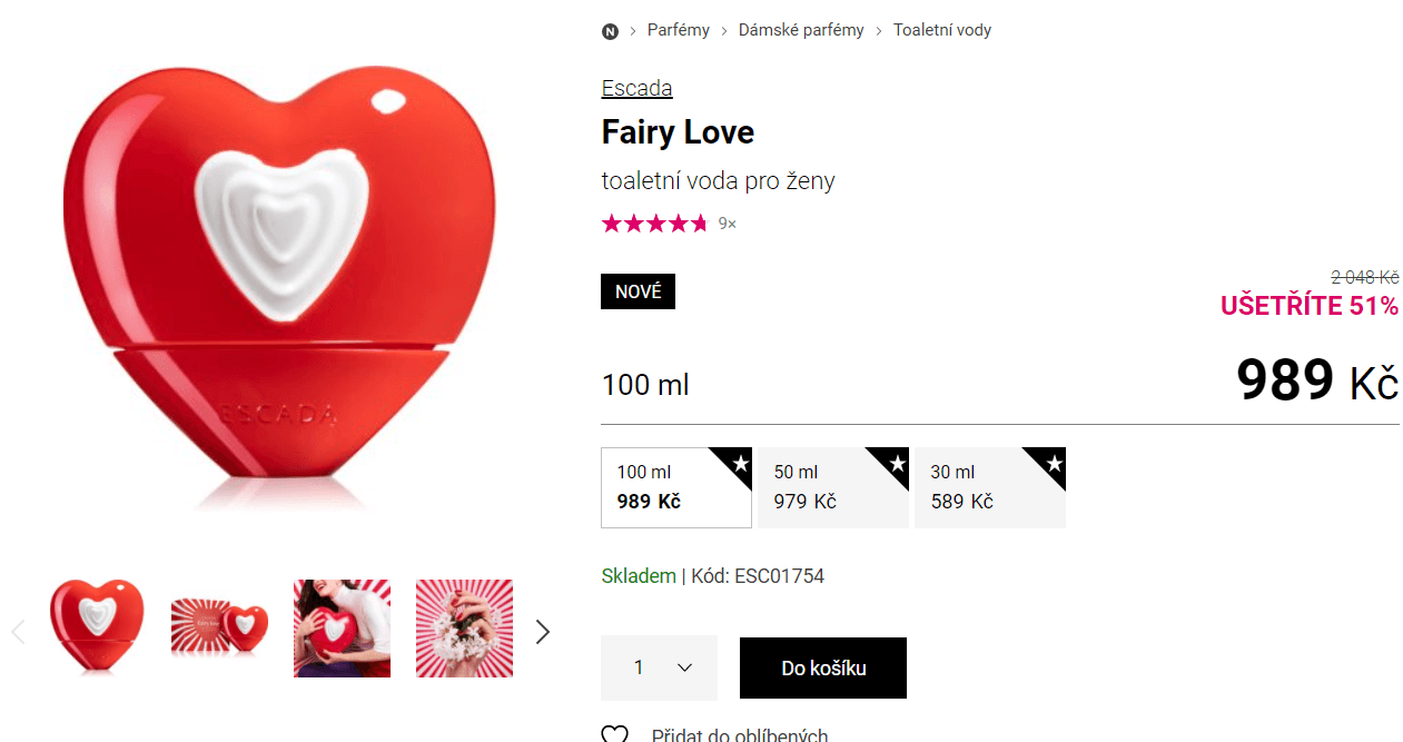 Escada Fairy Love EdT 100 ml