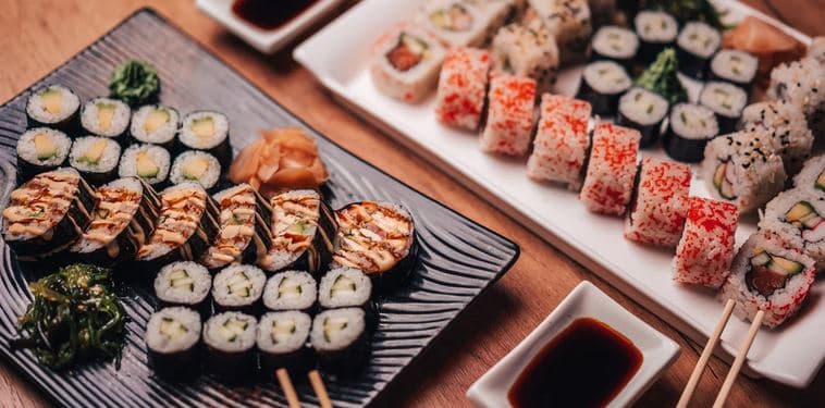 Sushi sety se 17–54 ks