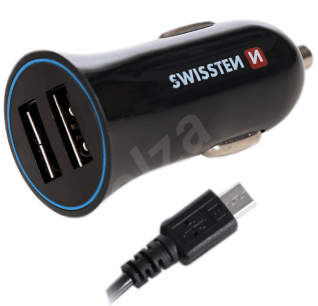 Nabíječka do auta Swissten, 12W