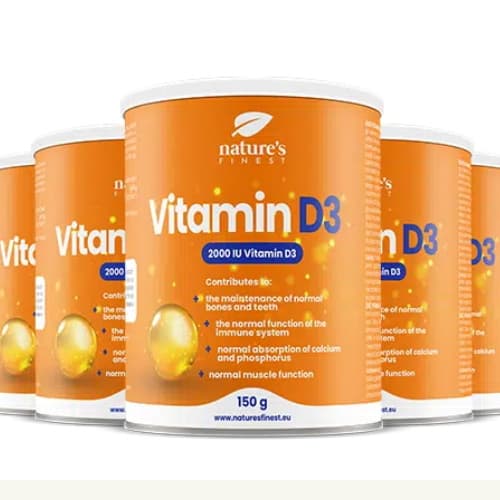 Vitamin D3 práškový 2+3 zdarma