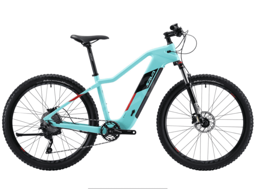 El. kolo Sava, 200km, L rám, 27,5" kola