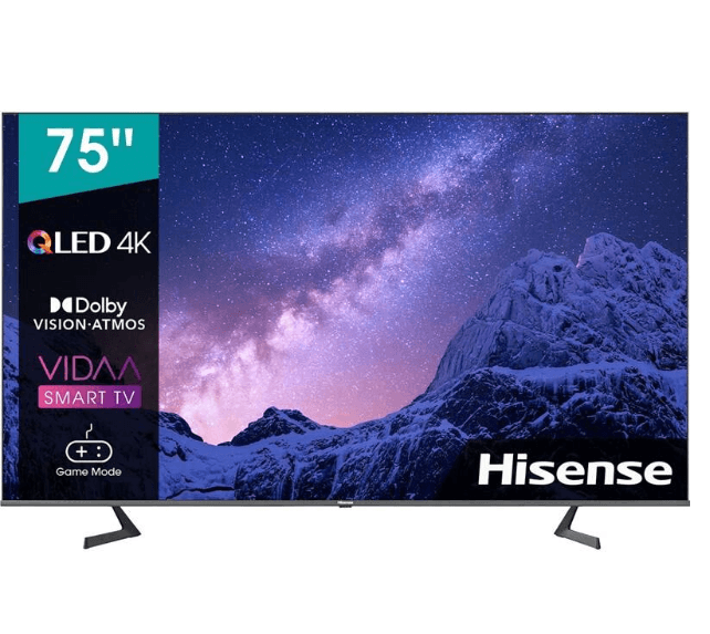 4K Smart TV, 190cm, Atmos, Hisense