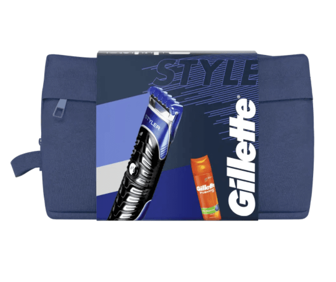 Dárková sada Gillette Styler (strojek + gel)