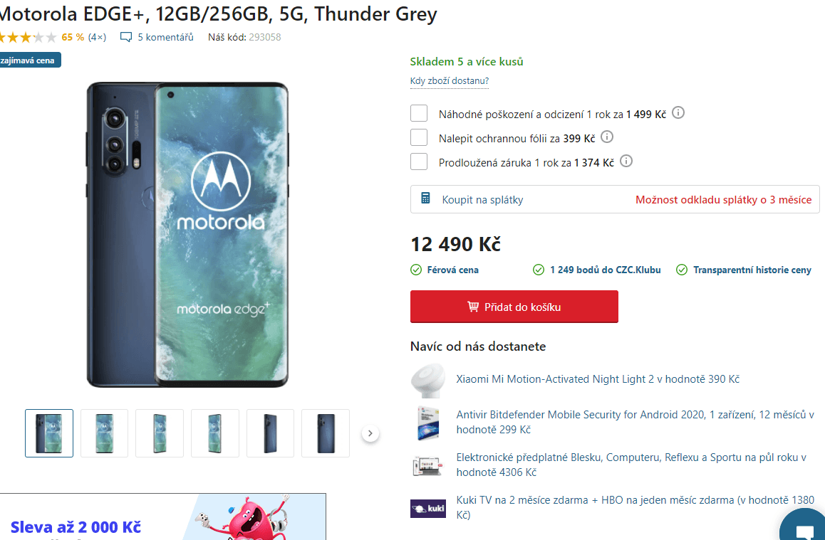 Motorola, 8x 2,84GHz, 12GB RAM, 5G, 6,7"