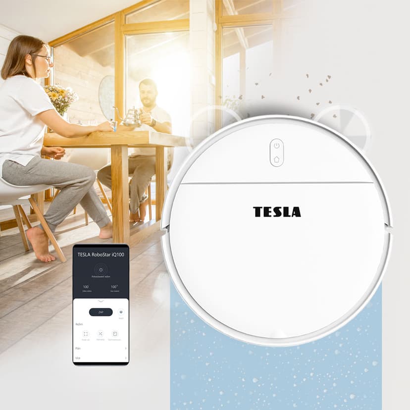 22% SLEVA na robotický vysavač TESLA