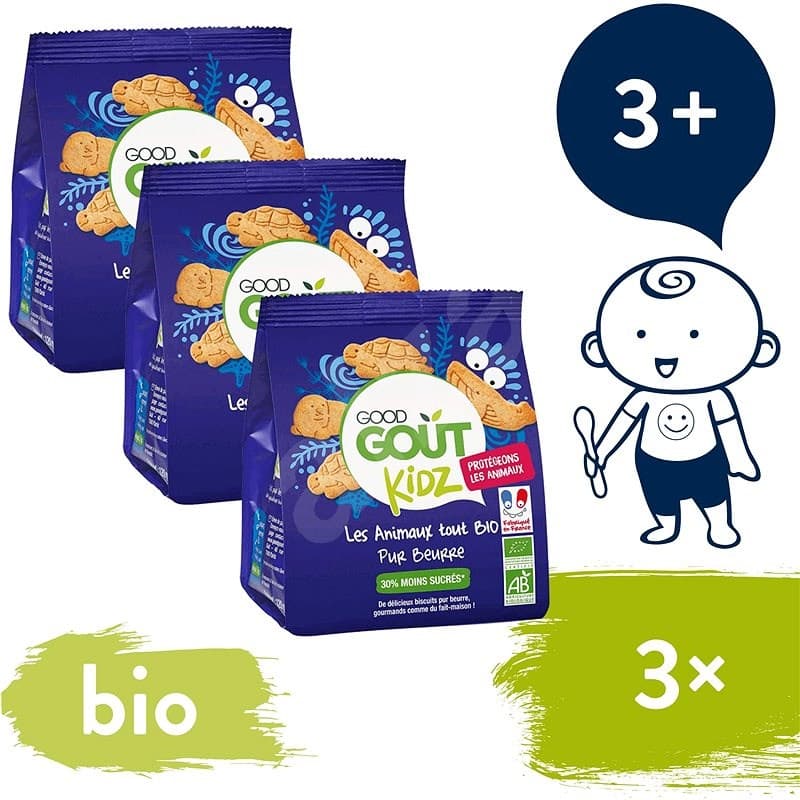 Máslová zvířátka Good Gout BIO (3x120g)