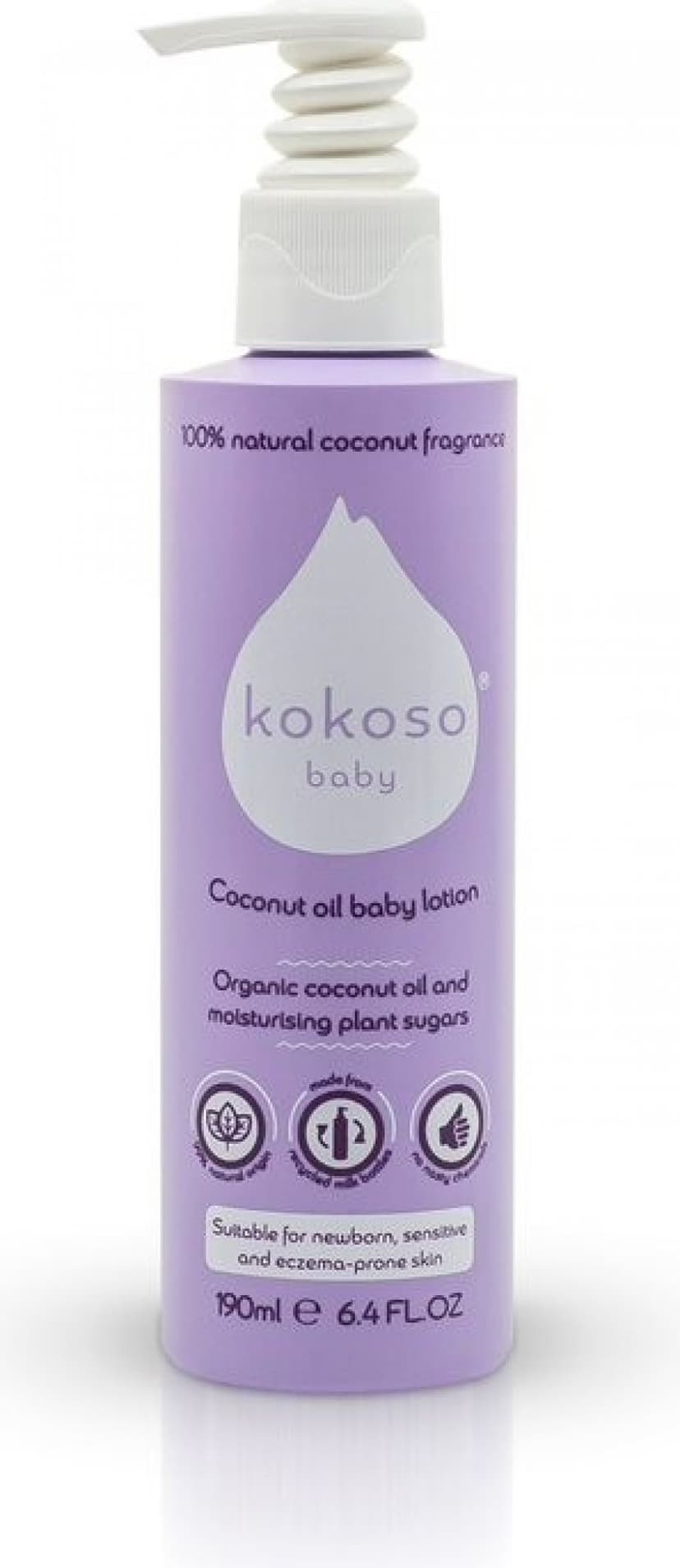 Dětské tělové mléko Kokoso Baby 190 ml
