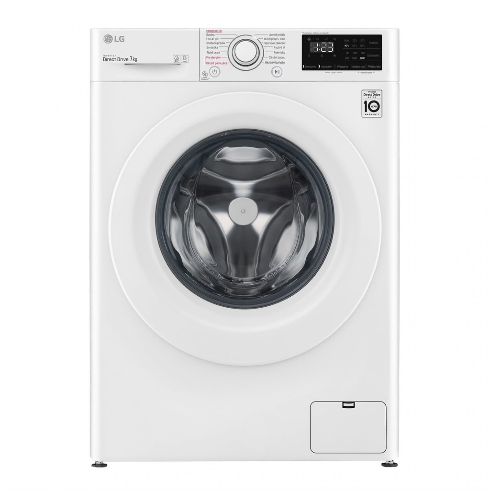 Úzká pračka LG, 7 kg, 1170 ot./m, D