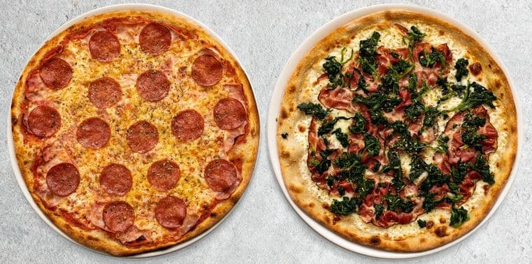 1× pizza podle výběru (Ø 45 cm) vč. krabice