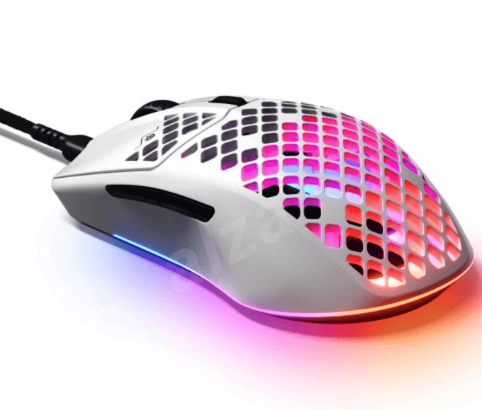 Herní myš SteelSeries Aerox 3 Snow