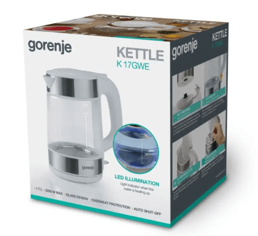 Rychlovarná konvice Gorenje, 1,7 l.
