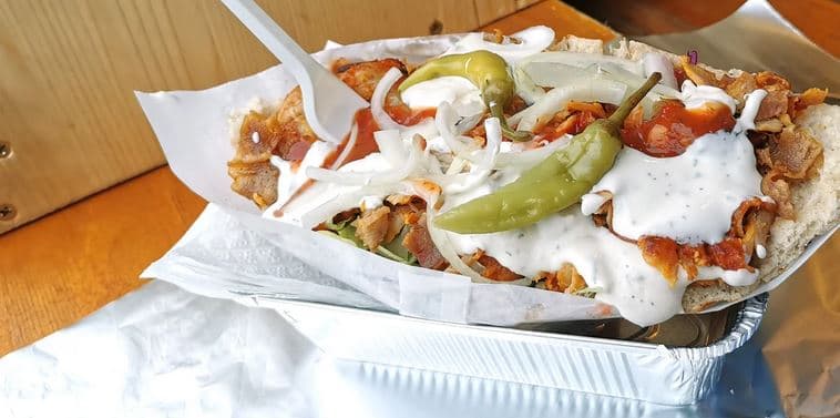 Döner kebab a nápoj pro 1 osobu