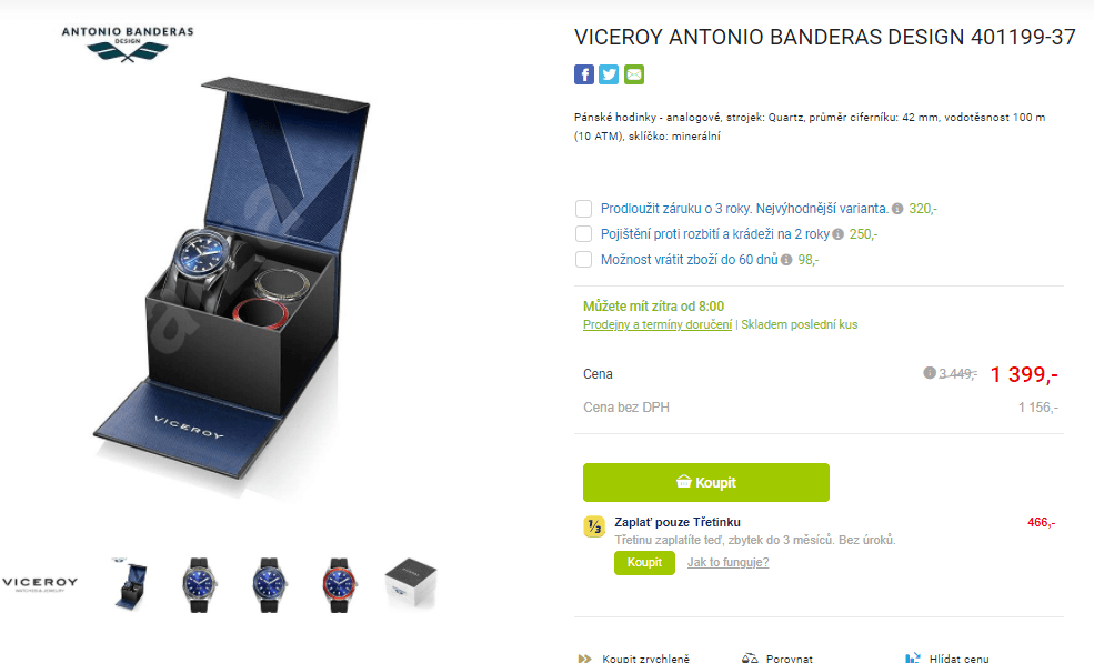 Pánské hodinky Viceroy Antonio Banderas