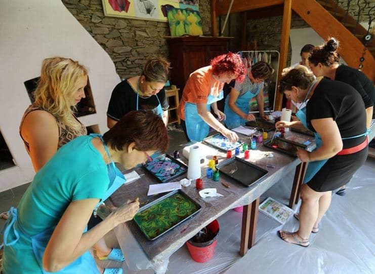 Ebru - Kouzlo turecké malby na vodní hladině