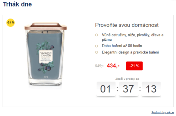 Hranatá Yankee Candle Dark Berries 552 gr