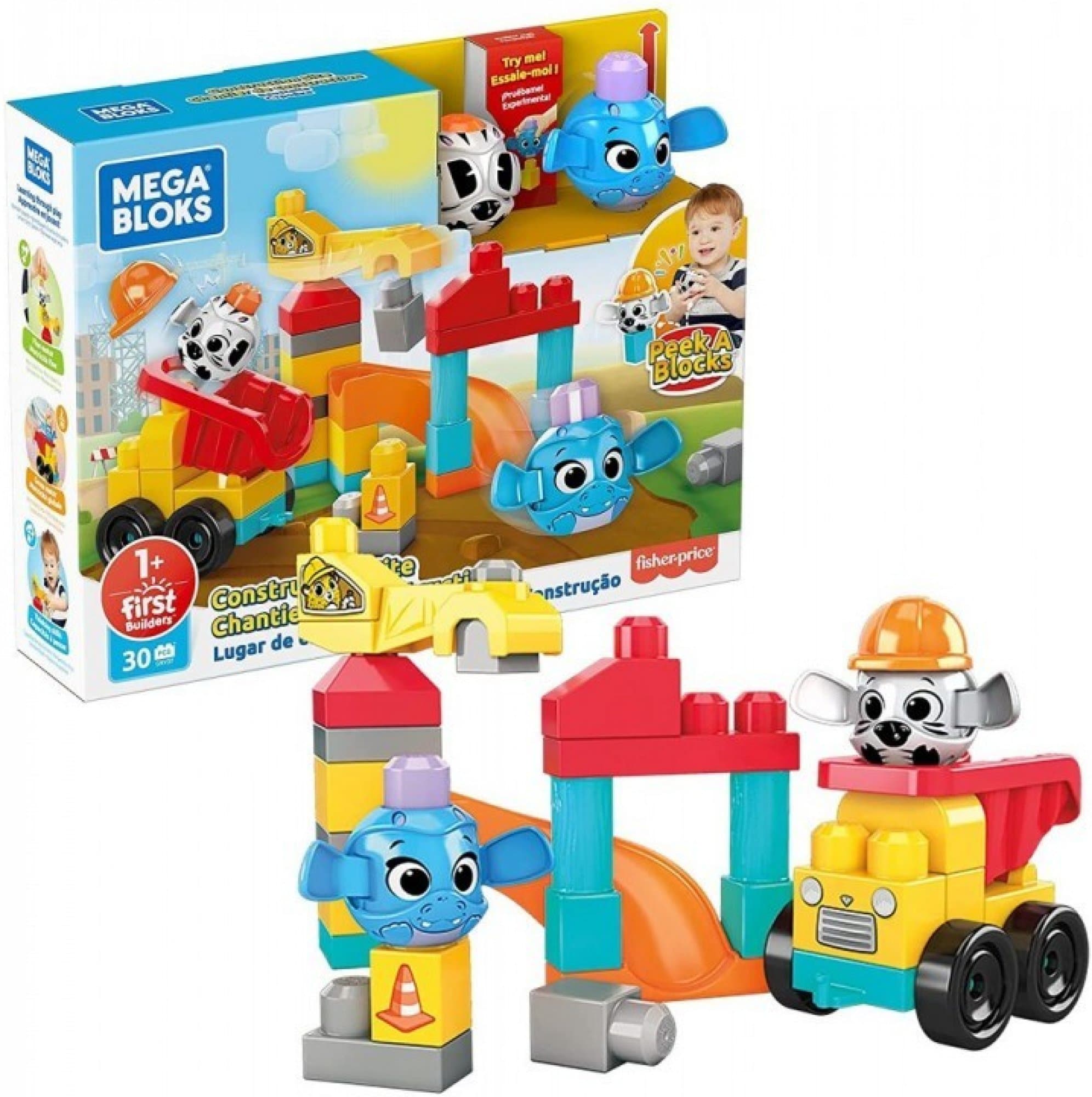 Stavebnice Mega Bloks Staveniště, 1+