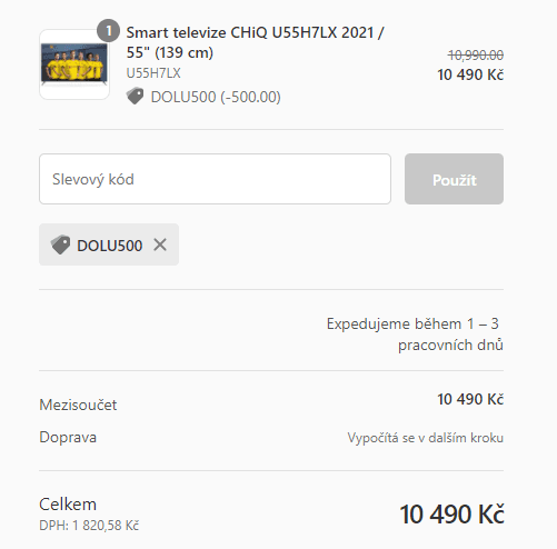 4K, Smart TV, Linux, BT, 139cm, ChiQ