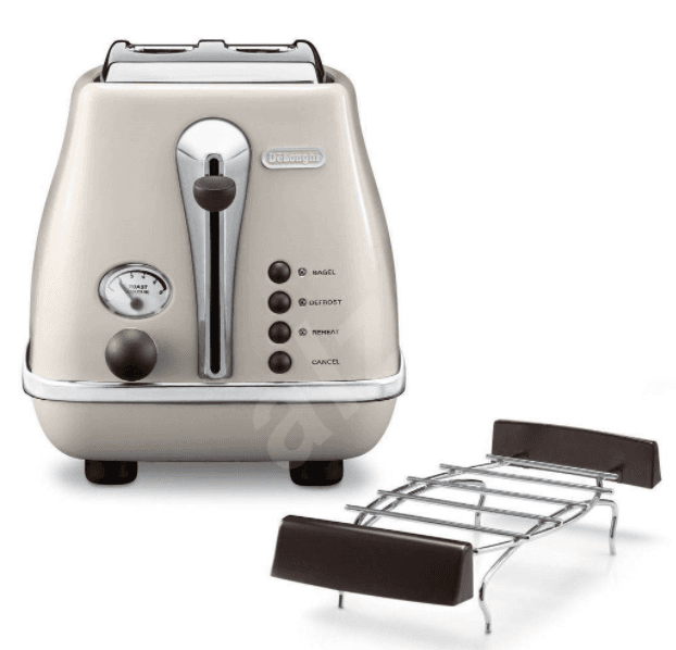 Topinkovač De'Longhi, 900W, rozmrazování