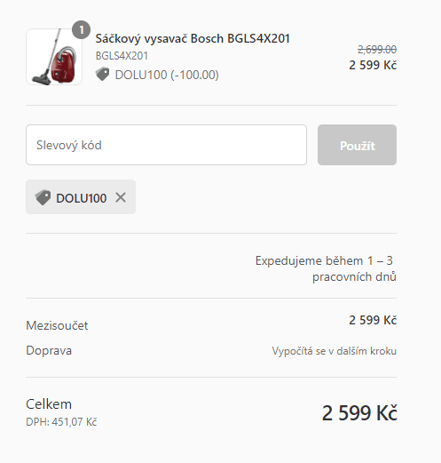 Sáčkový vysavač Bosch